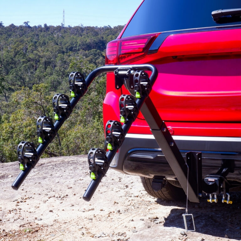 Tow Bar Bike Rack Four Bicycles Carrier Mount | Stay Lost